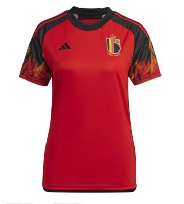 Belgium Replica Home Stadium Shirt for Women World Cup 2022 Short Sleeve